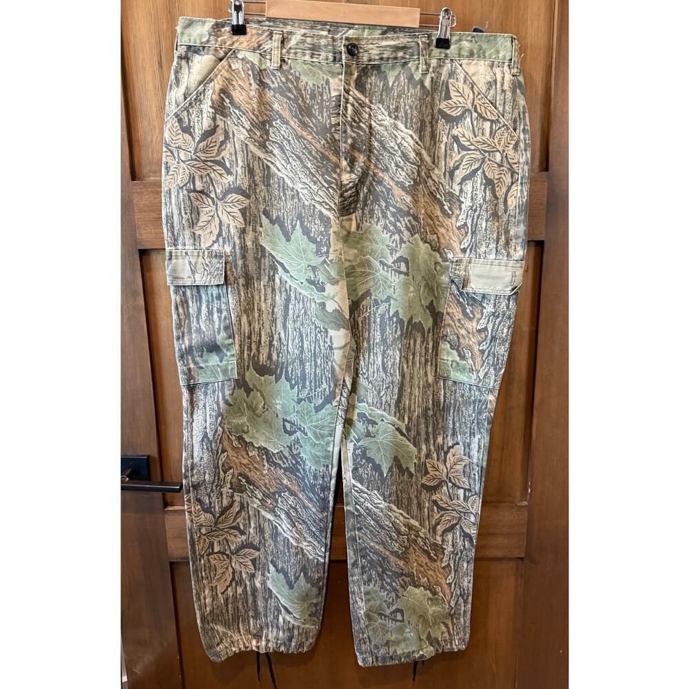 Vintage Liberty Camo Cargo Pants Cinch‎ Ankle Size XL (Waist 40-42) Hunting
